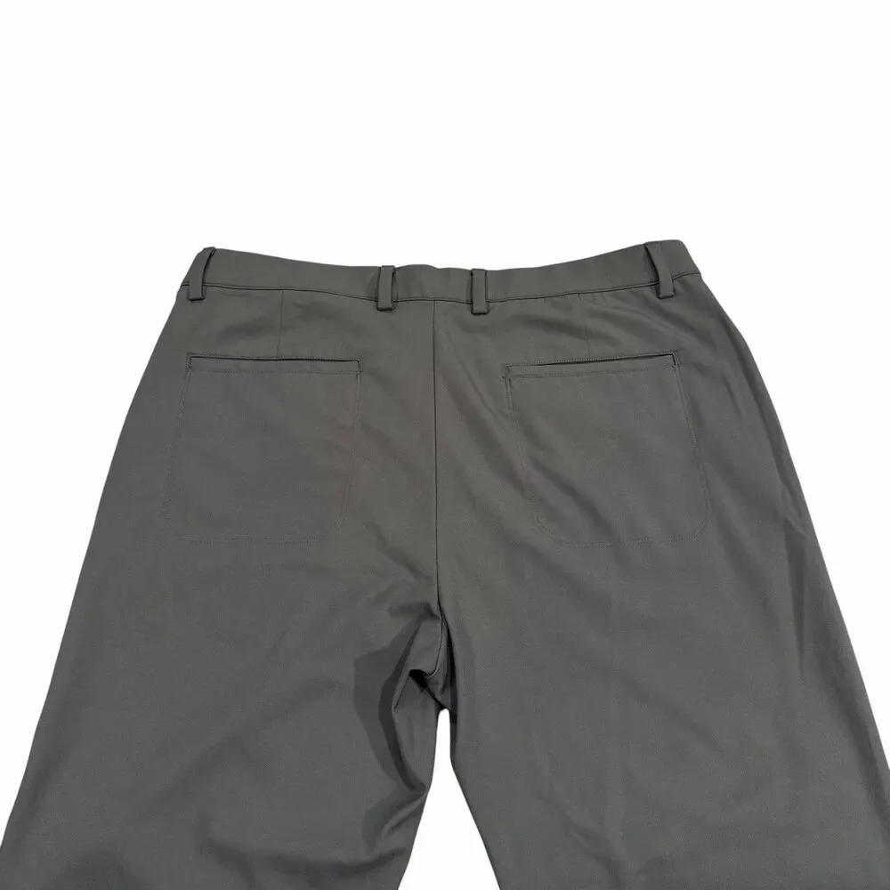 Greg Norman Everbest‎ Pants Mens 34x30 Golf Athleisure Gray Stretch Chinos